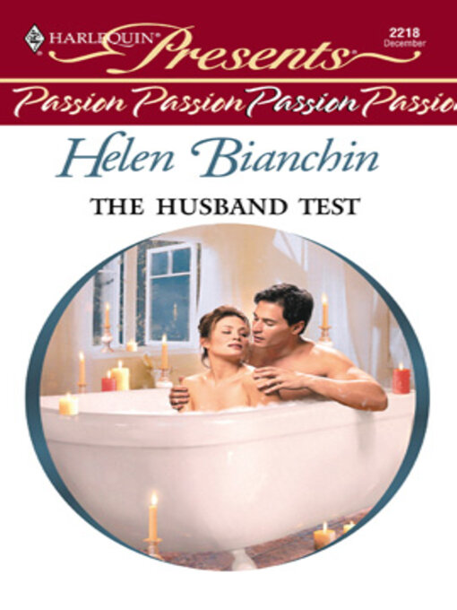 Title details for The Husband Test by Helen Bianchin - Available